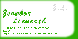 zsombor lienerth business card